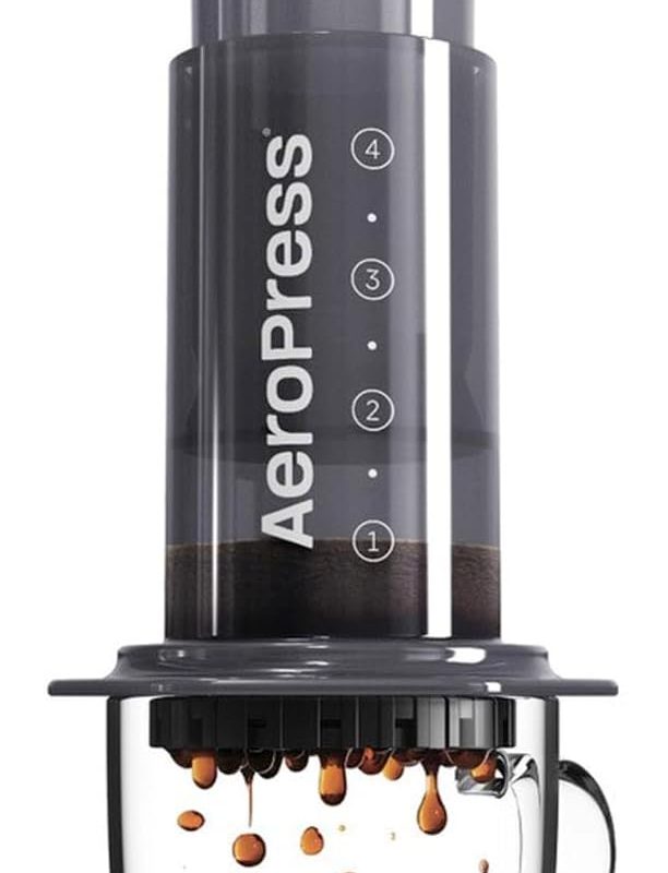 AeroPress Original Coffee and Espresso-style Maker, Barista Level Portable Coffee Maker with Chamber, Plunger, & Filters, Quick Coffee and Espresso Maker, Made in USA