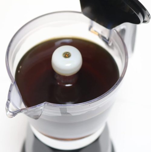 Cuban Coffee Maker, 6 Cup Electric Espresso Coffee Maker, 300ml Portable Cafeteras Electricas Modernas, Electric Moka Pot with Detachable Base & Overheat Protection, Coffee Gift for Home Travel - Image 3