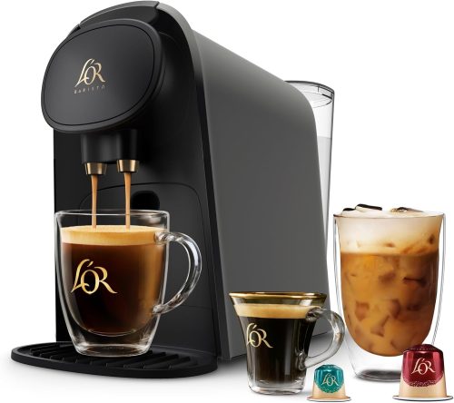 L'OR Barista System Coffee and Espresso Machine Combo by Philips, Matte Grey