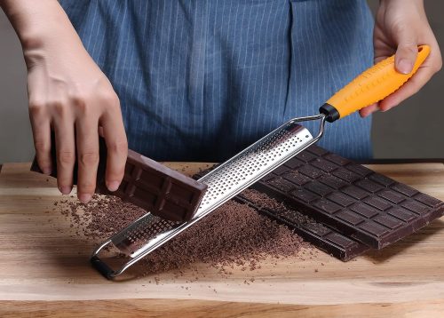 Deiss PRO Lemon Zester & Heavy Duty Cheese Grater & Vegetable Grater — Parmesan Cheese Lemon, Garlic, Nutmeg, Chocolate, Fruits, Vegetables, Ginger Grater - Cheese Shredder & Stainless Steel Grater - Image 2