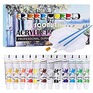 Acrylic Paint, Acrylic Paint Set, Acrylic Paint Brushes, Acrylic Paint Palette, Perfect for Canvas, Wood, Ceramic?