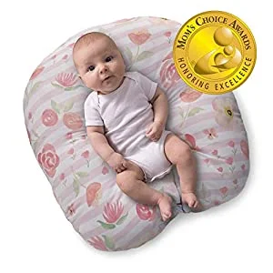Boppy Newborn Lounger?Original | Lightweight Plush Chair with Carrying Handle | Infant Seat for Awake Time | Wipeable?